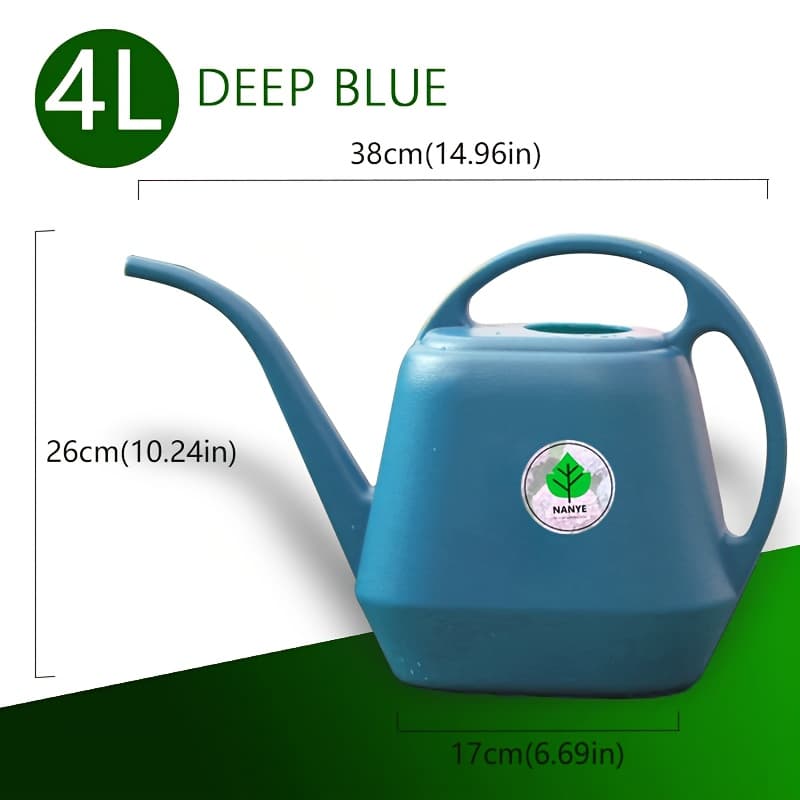 TEMU Long-spout Watering Can, Suitable For Indoor And Outdoor Plants - 2 /4 Large Capacity Plastic Garden Watering Can, Ideal For Succulents, Flowers, And Herbs