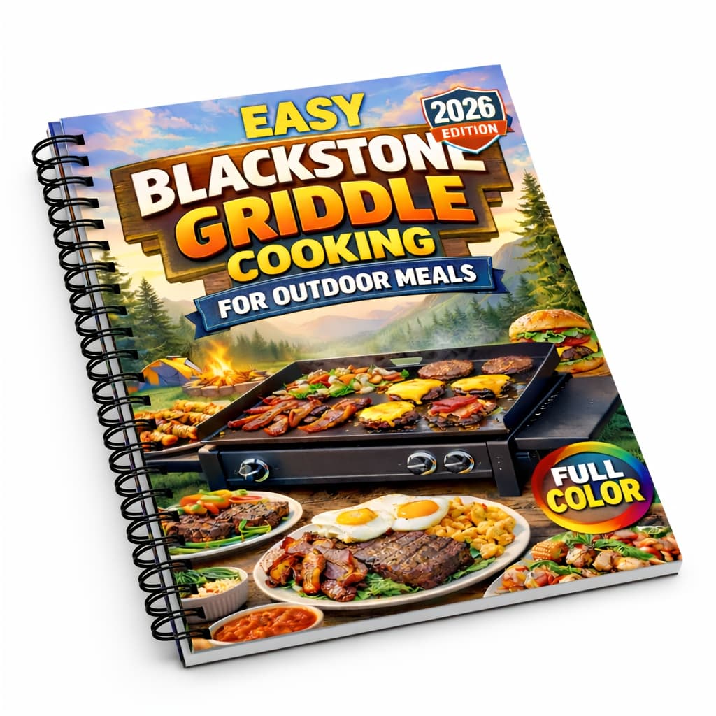 TEMU Blackstone Griddle Cookbook With Easy Outdoor Recipes For Backyard Cooking