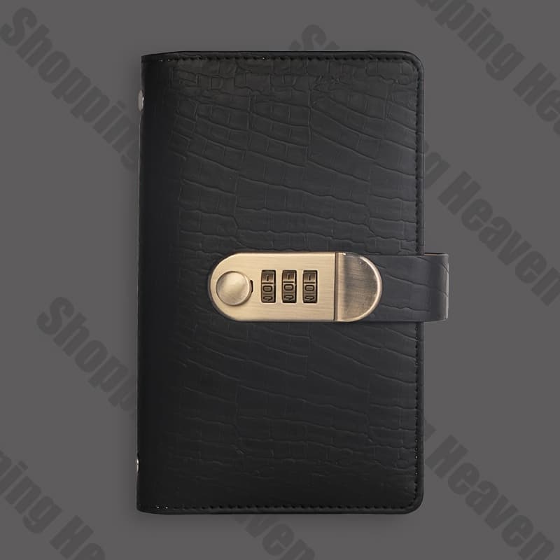 TEMU A6 Savings Notebook, Cash Storage Album, A Small Book With Lock, Suitable For Storing And Important Information, 50 Sheets, 100 Pages Fun Binder- Cash Notebook