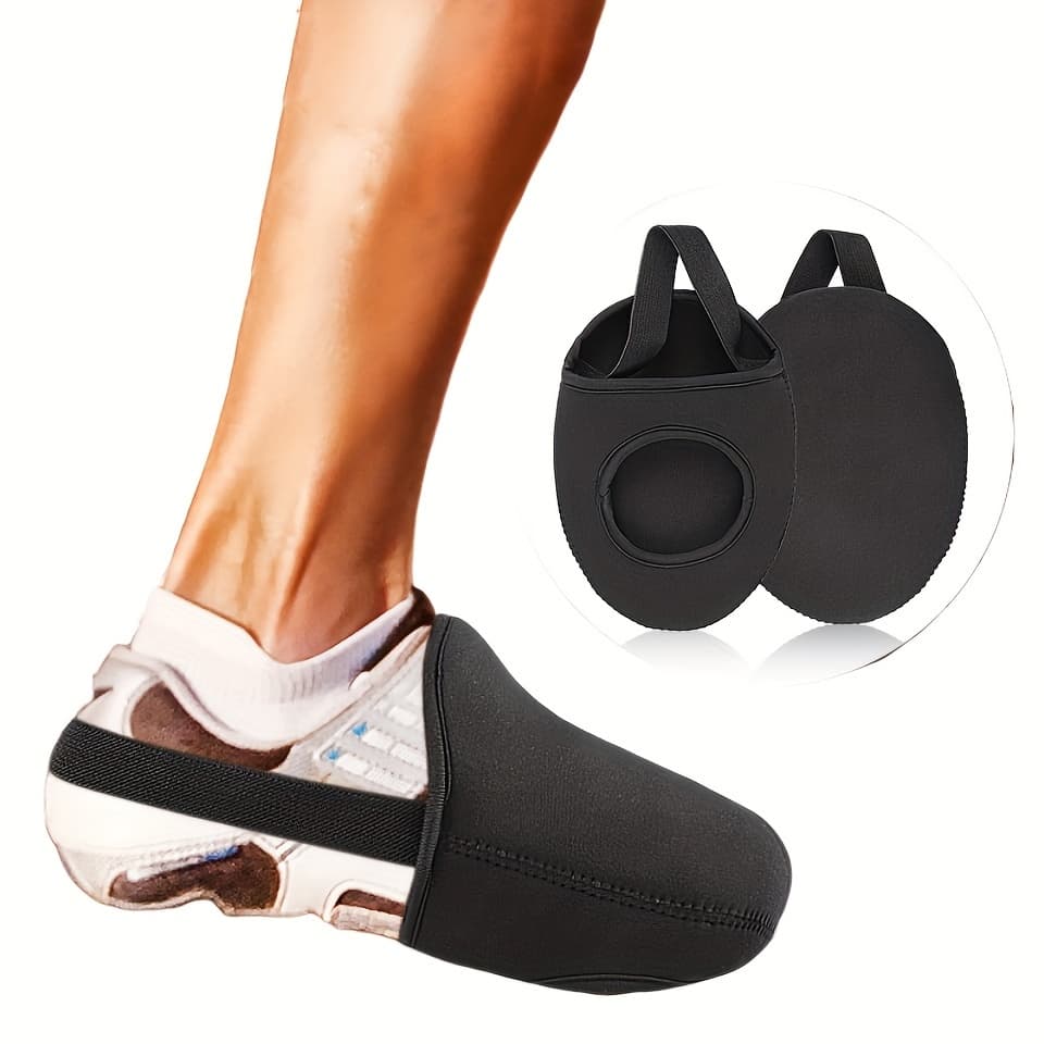 TEMU 1 Pair Of Cycling Shoe Covers, Protective Covers, Warm And Windproof Shoe Covers, Cycling Equipment, Cycling Shoe Covers