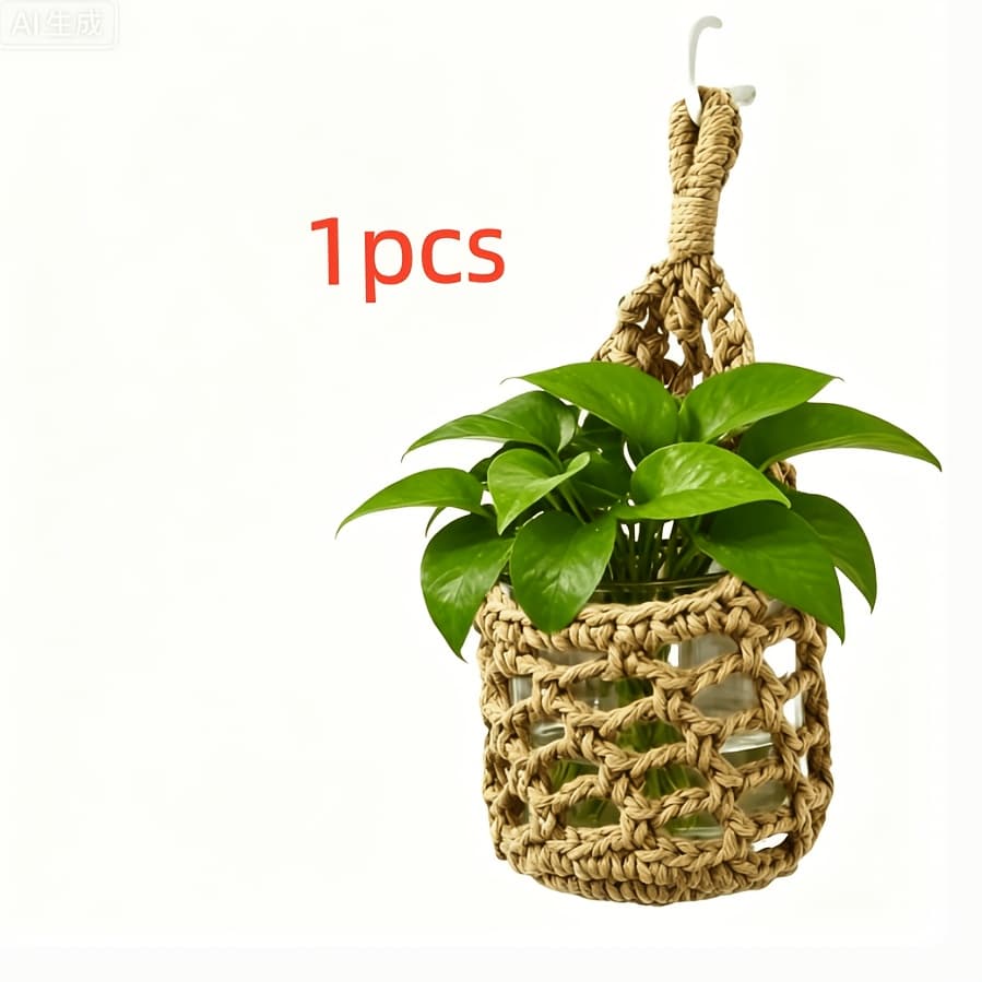 TEMU Markalame Wall Mounted Plant Rack, Hanging Flower Pot Holder, Indoor Plant Wall Mounted Flower Pot, Suitable For Up To 4-inch Flower Pots (ivory Color, 4 Inches)