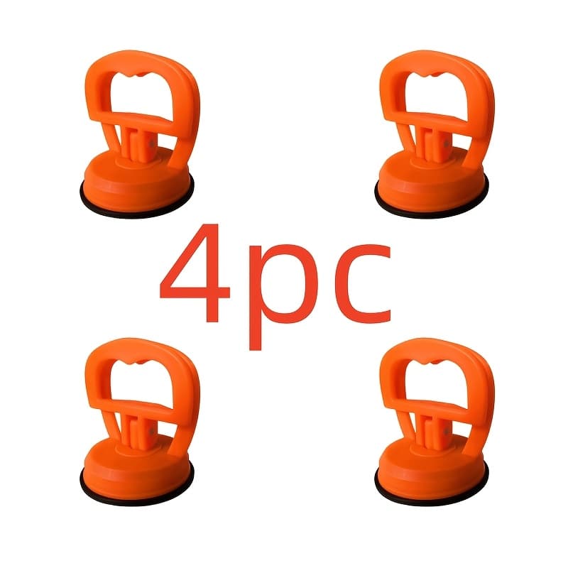 TEMU 4pcs Car Dent Puller Kit - Vacuum Suction Cup For Auto Dents, Phone Screens, Laptops & Glass Panels - Versatile Surface Repair Tool With Strong , Automotive Dent Removal Set