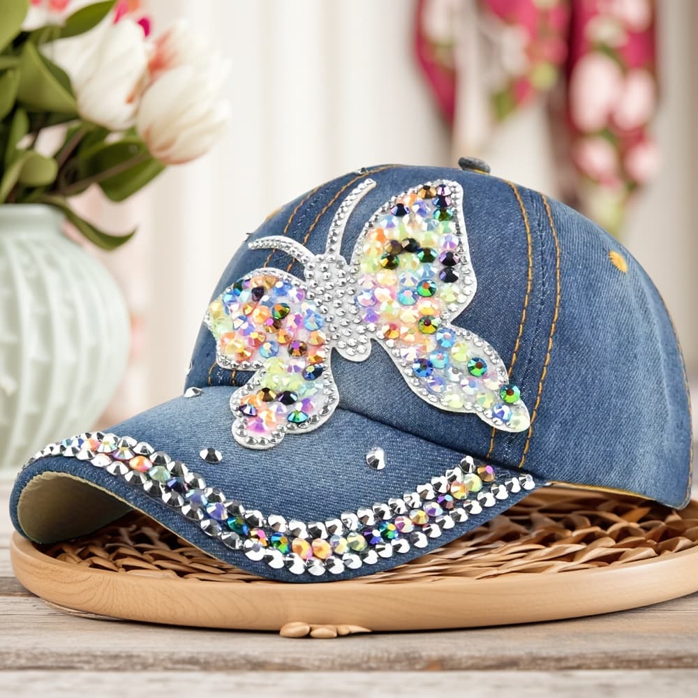 TEMU Ladies Trend Colorful Cowboy , Street Personality Sparkly Sun Shield , Truck Driver Hat, Party Wear Fashion Hat, Outdoor Sports Good-looking Sun Hat