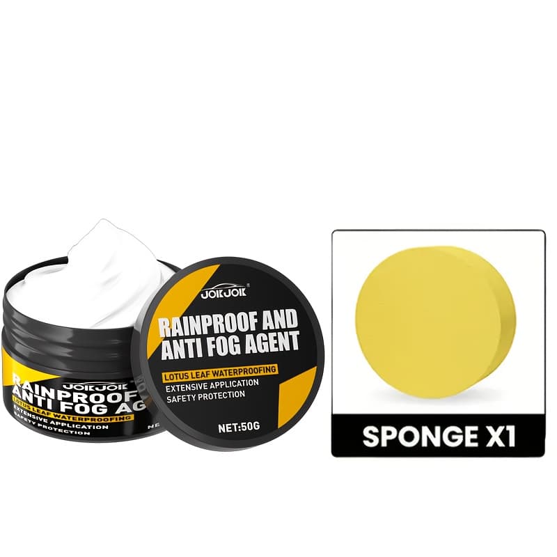 TEMU Jokjok Waterproof Non-wetting Car Glass Coating Kit - & Rear-view , -fog & -glare Protection, Long-lasting Wax-like Formula ( ) - Before/after Visibility Improvement