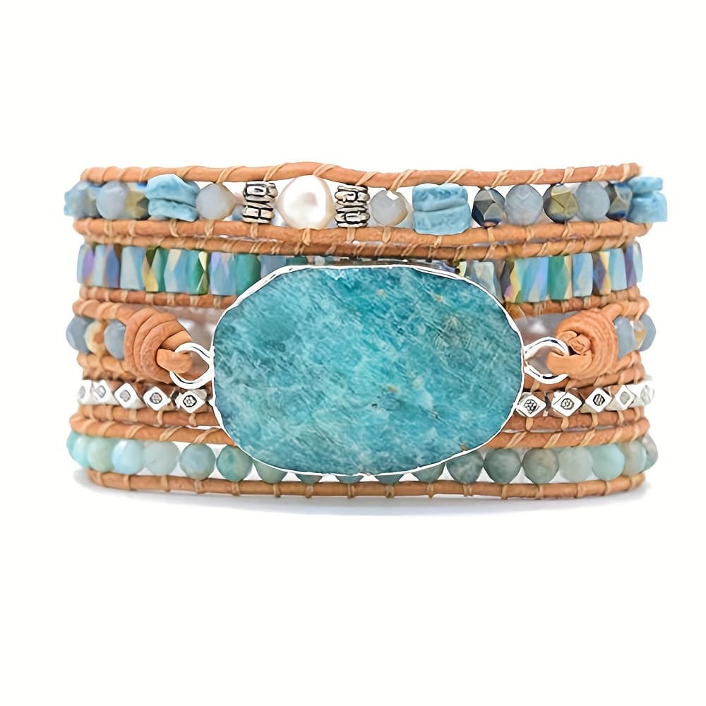 TEMU Women Boho Wrap Bracelet Handmade Woven Bead Wrap Bracelets Collection Jewelry For Perfect Gift