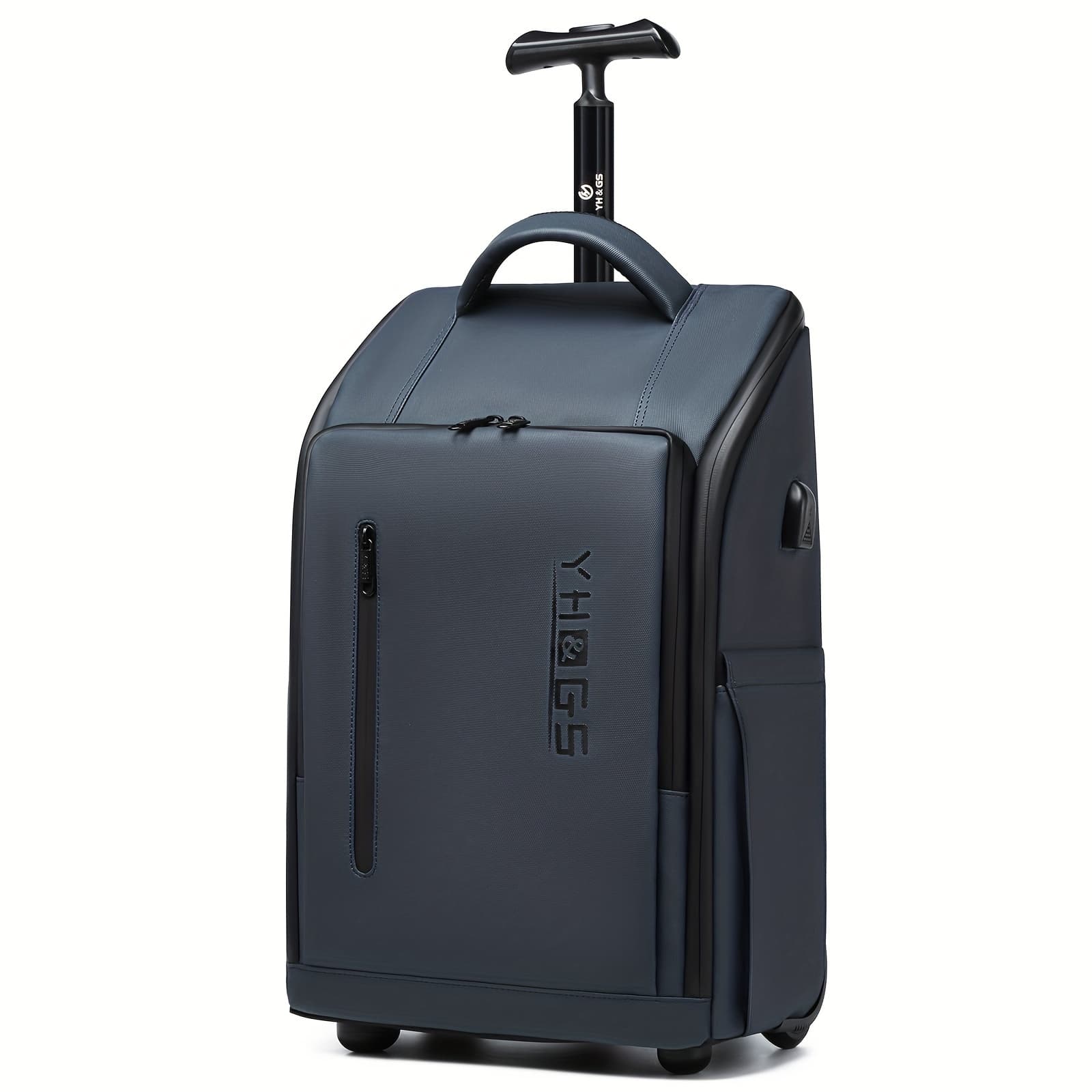TEMU Rolling Backpack, Backpack With Wheels For Business Commuter, Carry On Backpack With Laptop Compartment, .6 Inch Laptop, Wheeled Backpack For Adults