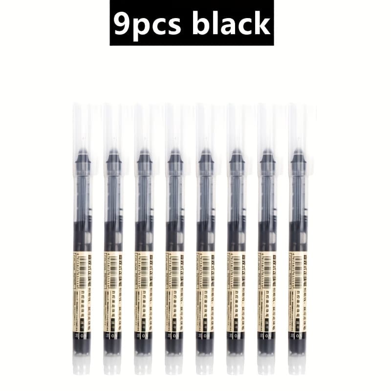 TEMU 30/9-pack Transparent High-capacity Gel Pen Set, Smooth Writing Ballpoint Pens Perfect For School, Office, Business, And Exams! A Great Gift For Back-to-school And Holidays