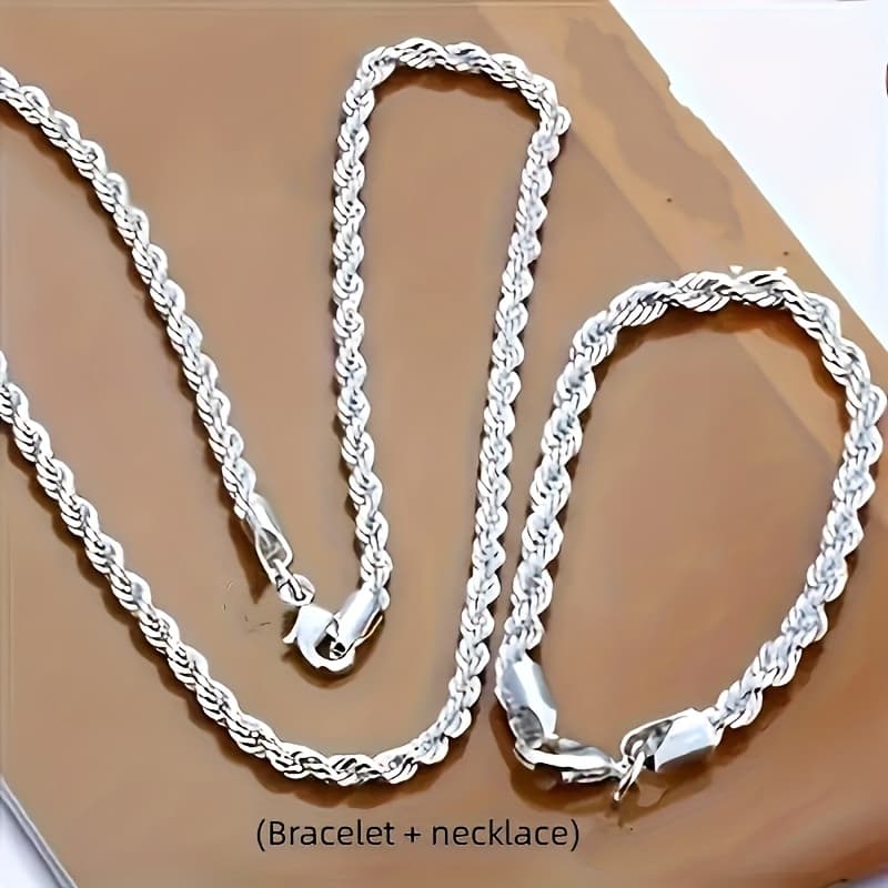 TEMU Fashionable And Exquisite Necklace And Bracelet
