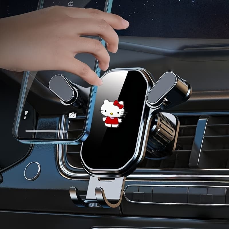 TEMU Car Air Vent Phone Holder, New Anti-shake Design, 360° Rotatable Clip, Compatible With All Models, Stable And Wobble-free, , Designed For Car Navigation, Essential For