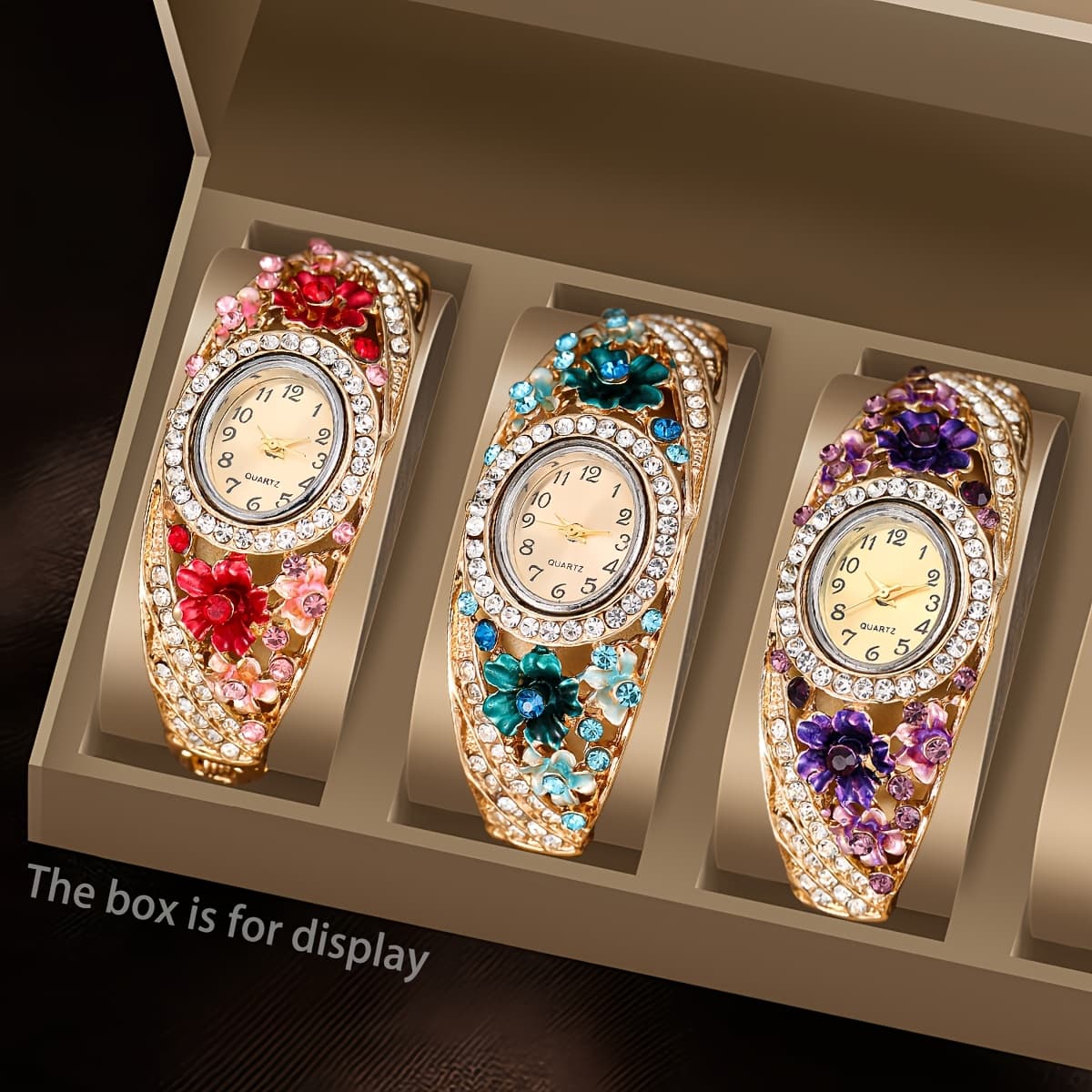 TEMU 3pcs Women's Elegant Luxury Watch Collection? An Ideal Present For Her On Or For A Birthday