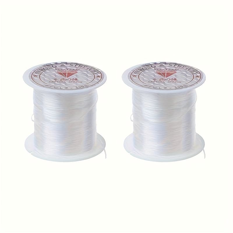 TEMU Stretchy String For Bracelets, Sturdy Elastic String Elastic Cord, Stretch Elastic Cord Nylon Beading String Thread For Jewelry Making, Necklaces, Beading