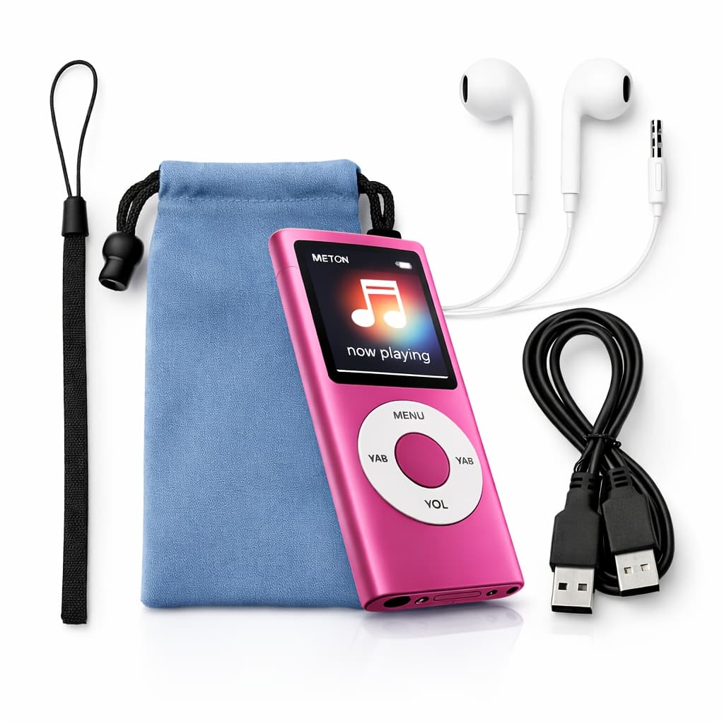 TEMU Portable Mp3 Music Player With A 1.8-inch Lcd Display