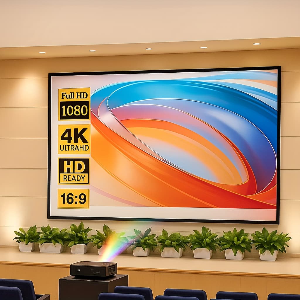 TEMU Portable 100-inch Diagonal Projection Screen In 16:9 Format, Ideal For Home Theaters, Outdoor Camping, And Lawn Movie Evenings, May Have Creases