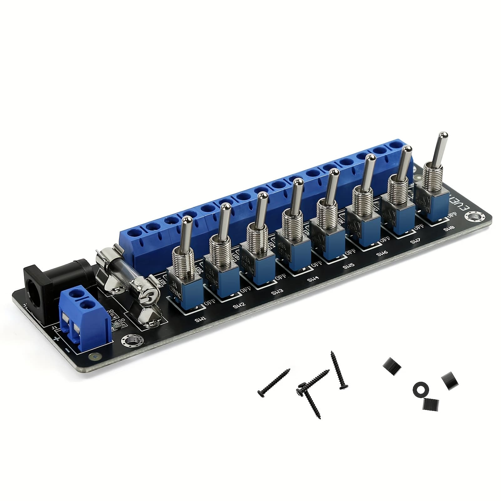 TEMU Train Model Board, Toggle Switch For Independent Circuit Control, Panel, 6-channel Or 8-channel Or 10-channel Controllable