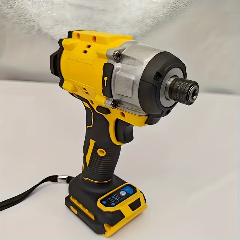 TEMU 20v 1/4 Electric Screwdriver (tools Sold Separately From Batteries), Compatible With Batteries (not An Oem Product), 0-3200 Rpm, Features A Running Indicator Light, Brushless Motor Design
