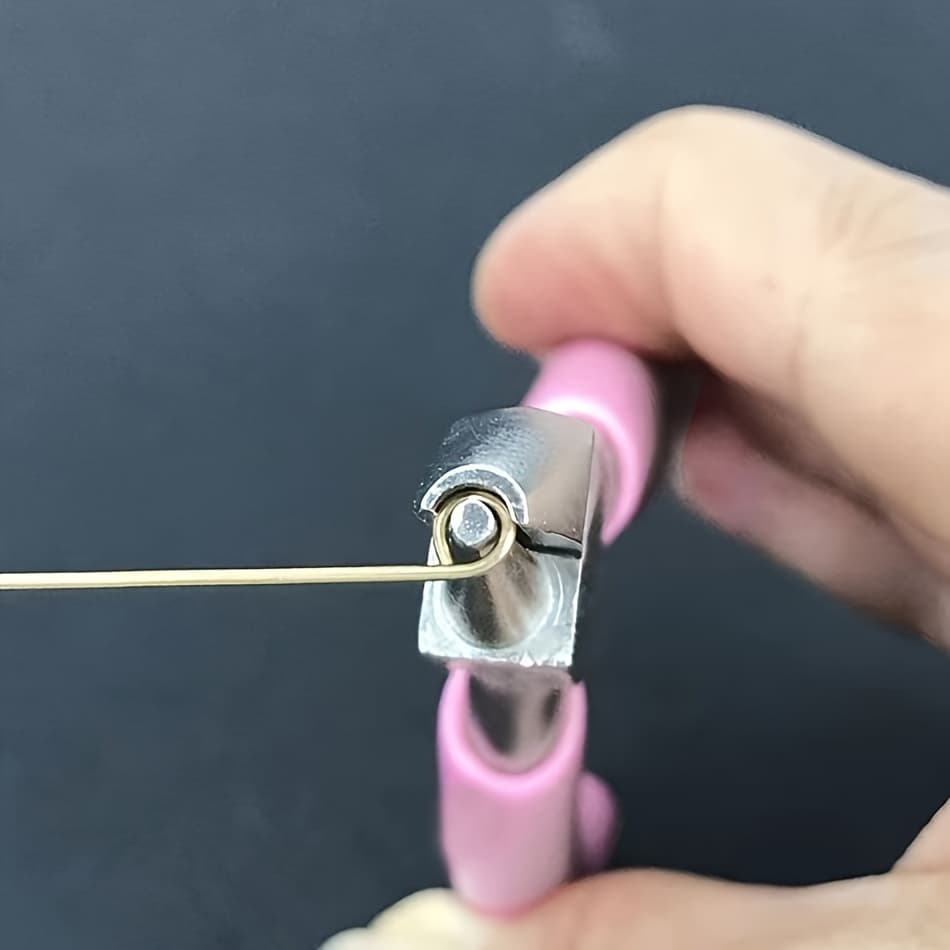 TEMU Shaping Pliers, Half Round Pliers, Wire Winding Pliers, Mini Precision Pliers, Wire Bending Tool Pliers, Jewelry Pliers. For Jewelry Making, Hand Wire Winding Tool