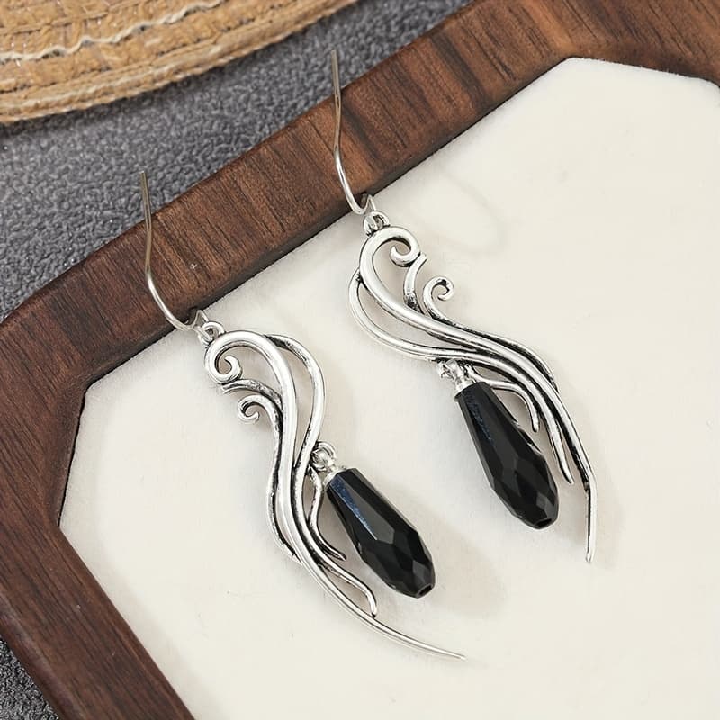 TEMU Yoyo Hand-carved Bohemian Hollow Pattern Earrings - Vintage Copper Dangle Ear Suitable For Christmas, Daily Wear & Outfits