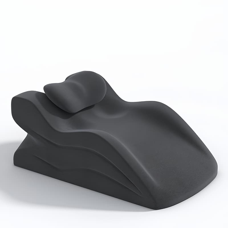 TEMU 2 Styles Ergonomic Support Pillow, Multi-functional Prone Pillow, Breathable Bed Pillow, Suitable For Side Sleeping And Back Sleeping, Memory Foam Pillow, Removable Pillowcase, Back Support