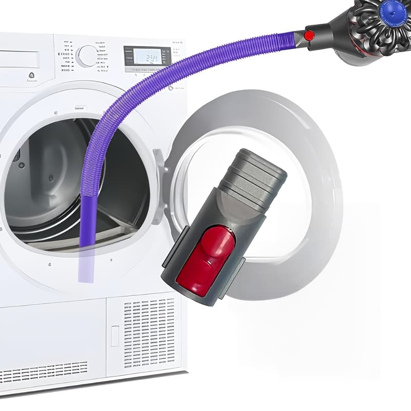 TEMU Dryer Vent Cleaner Kit Cleaner Lint Hose Compatible With G5 V15 V11 V12 V10 V8 V7 Cordless Vacuum, Flexible Crevice Replacement Attachment Hose For Car Detailing, , Corners Cleaning