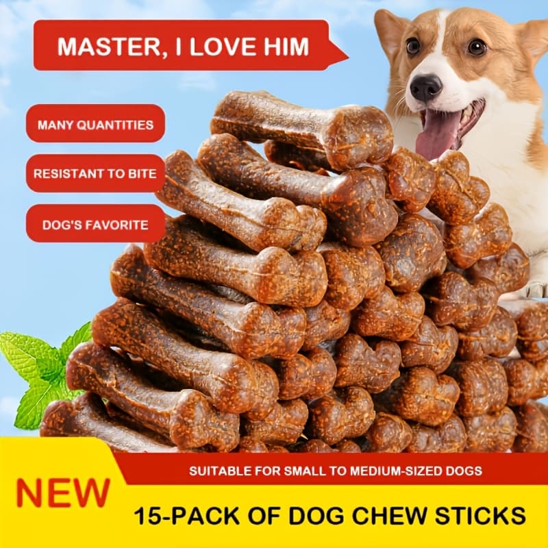 TEMU Dog Chew Stick Suitable For Small To Medium Dogs - Dental Cleaning Teeth Cleaning Toy With Chewable Chew Sticks, Puppy Teething Relief & Boredom For Puppies, Chewable For /outdoor Play