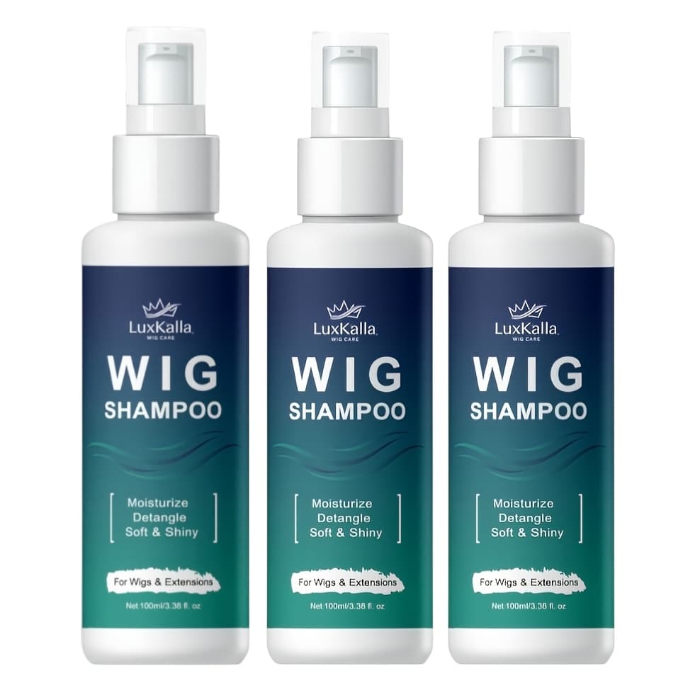 TEMU 3pcs 2-in-1 Shampoo For Synthetic Hair: Soaking And Rinsing, Deep Cleansing, , Moisturizing, Detangling-great Deal Package