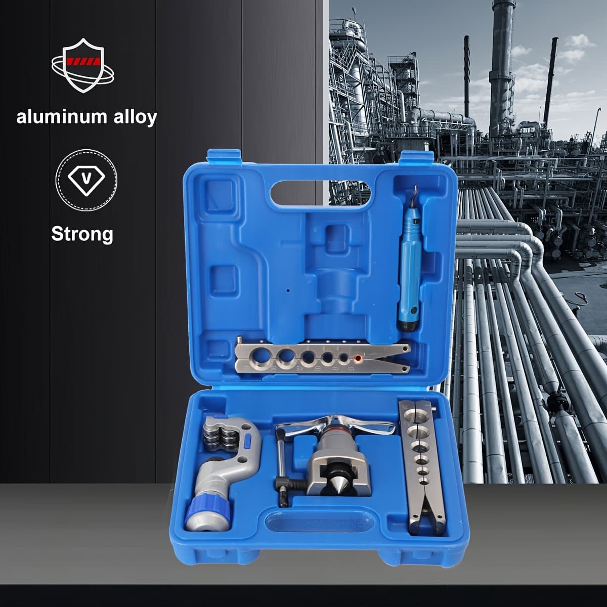 TEMU Set Of Tools For Tubes Measuring 1/4", 5/16", 3/8", 1/2", 5/8", And 3/4"