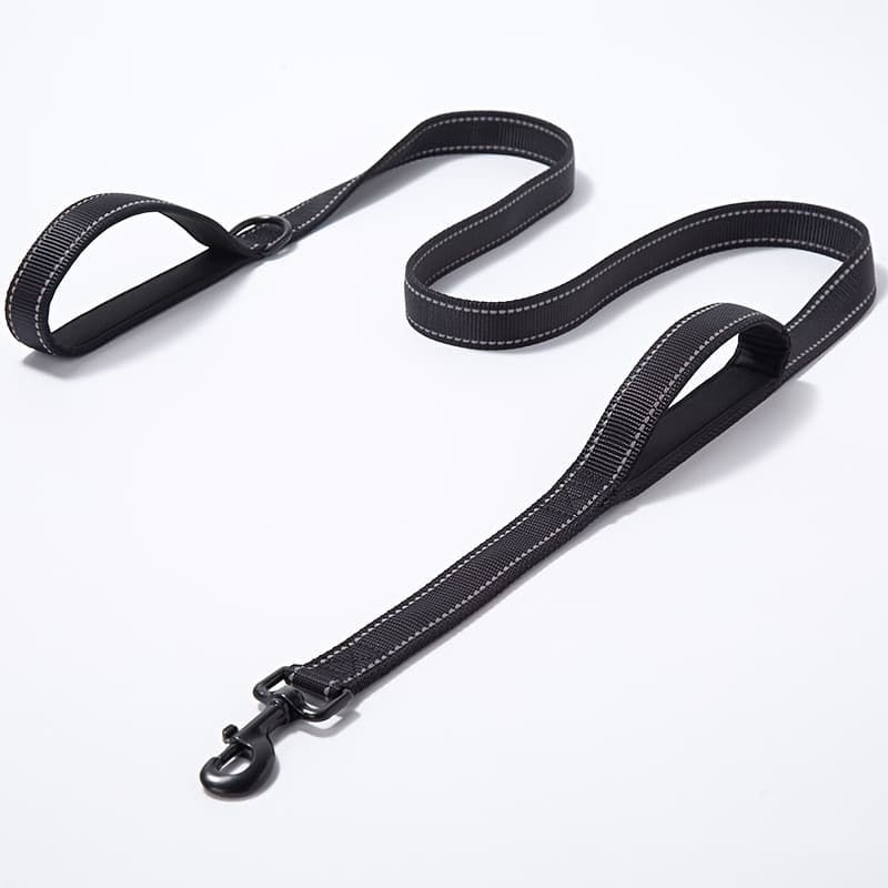 TEMU Taglory Double Handle Dog Leash, Double-sided Reflective Dog Leashes For Night Safety, Heavy Duty Leash For Large And Extra Large And Medium Dogs Outside Walking,4ft,5ft,6ft