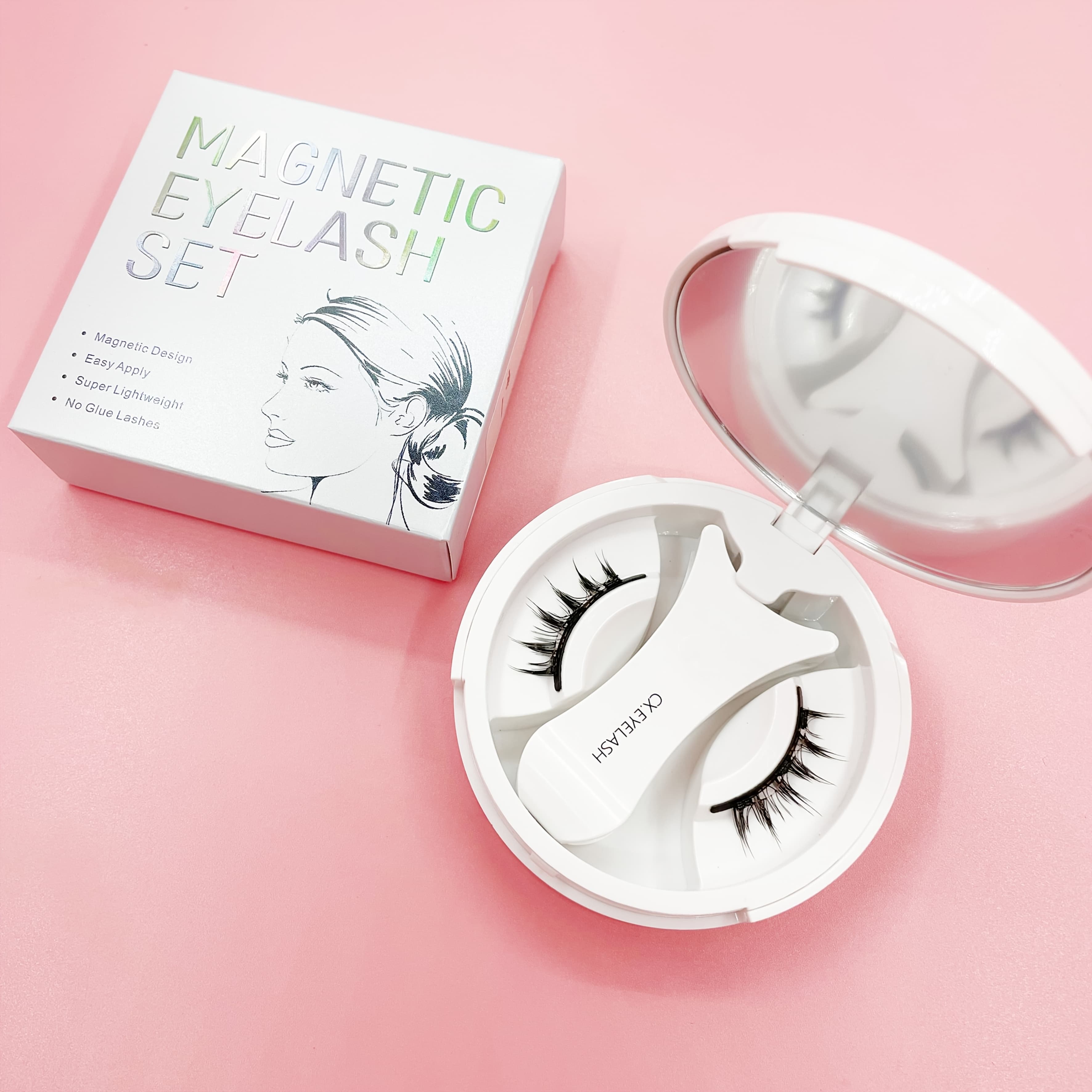 TEMU 3d Magnetic Eyelashes, Lashes, Anime Lashes, Cat , Natural & Fluffy Effect, Reusable False Eyelashes|vibrant Cat Eye Effect, Magnetic Eyelash Extension