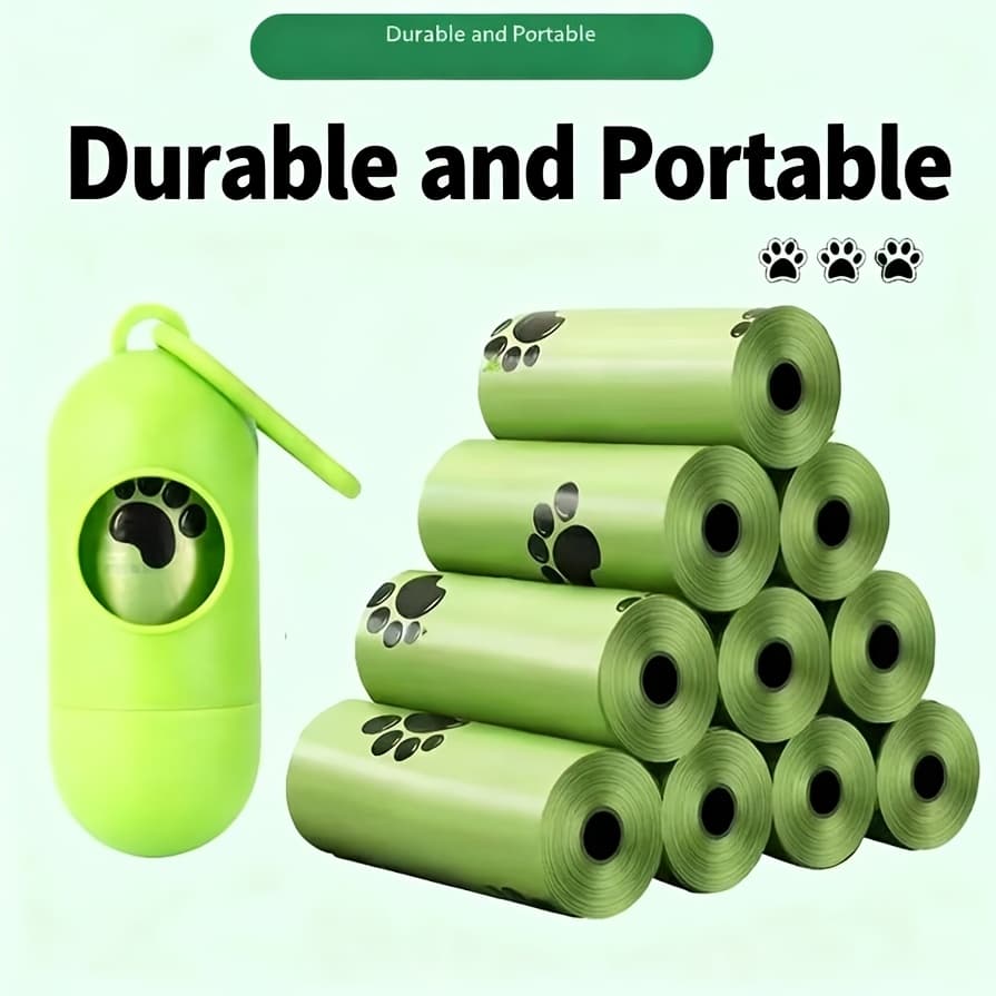 TEMU 4/10 Rolls Of Durable, Leak-resistant Bags For Pet Waste, Essential For Pet Hygiene
