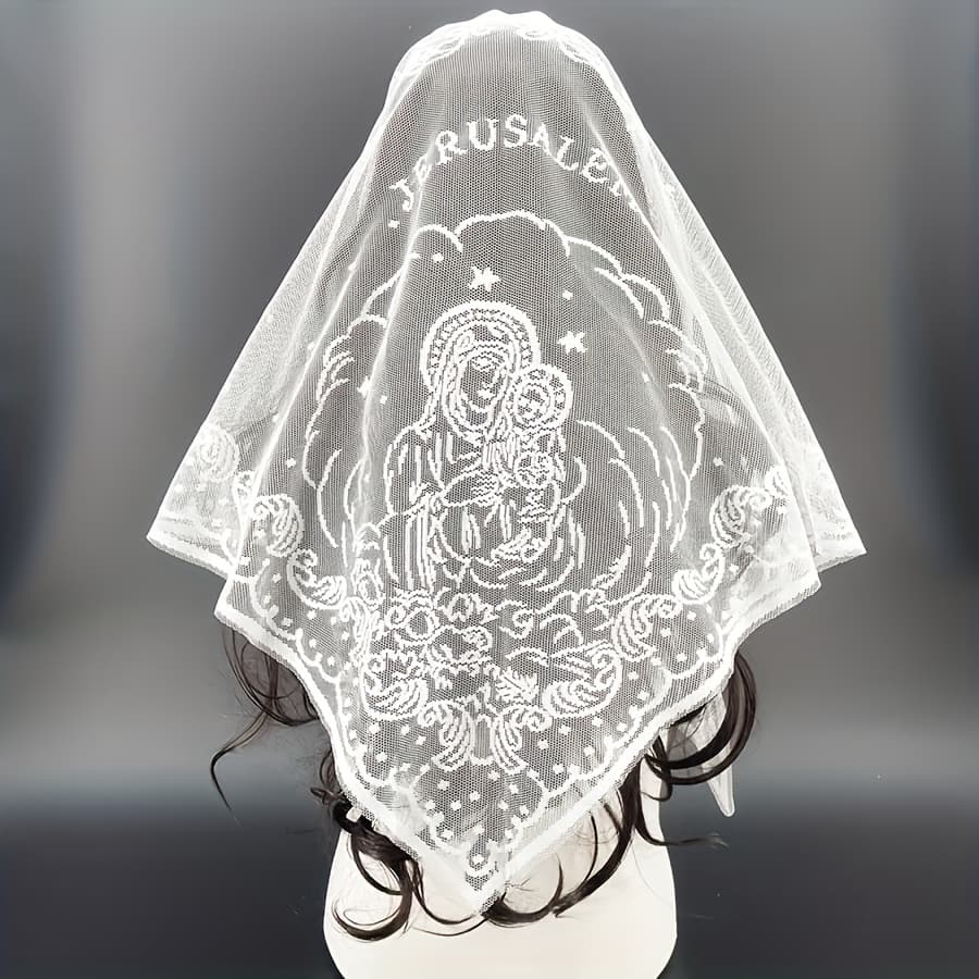 TEMU 1pc Women's New Fashionable Scarf Versatile Thin Shawl Wrap Neck Scarf Wedding Veil