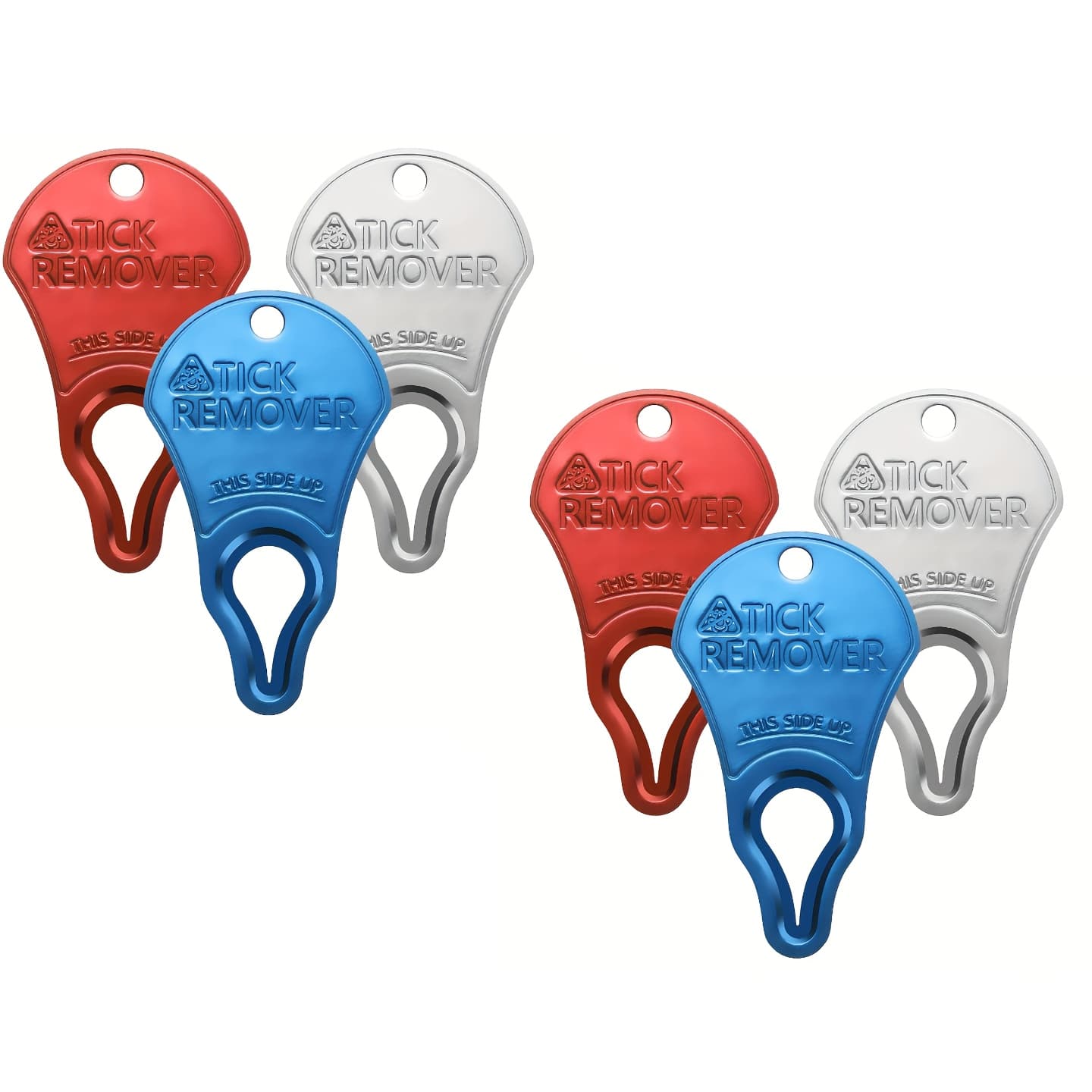 TEMU Tick Remover Tool 3 Pack, Suitable For Pets, Animals, And Humans, Portable Outdoor Living Essential Tick Remover Tools, Quick And Safe, And Reliable