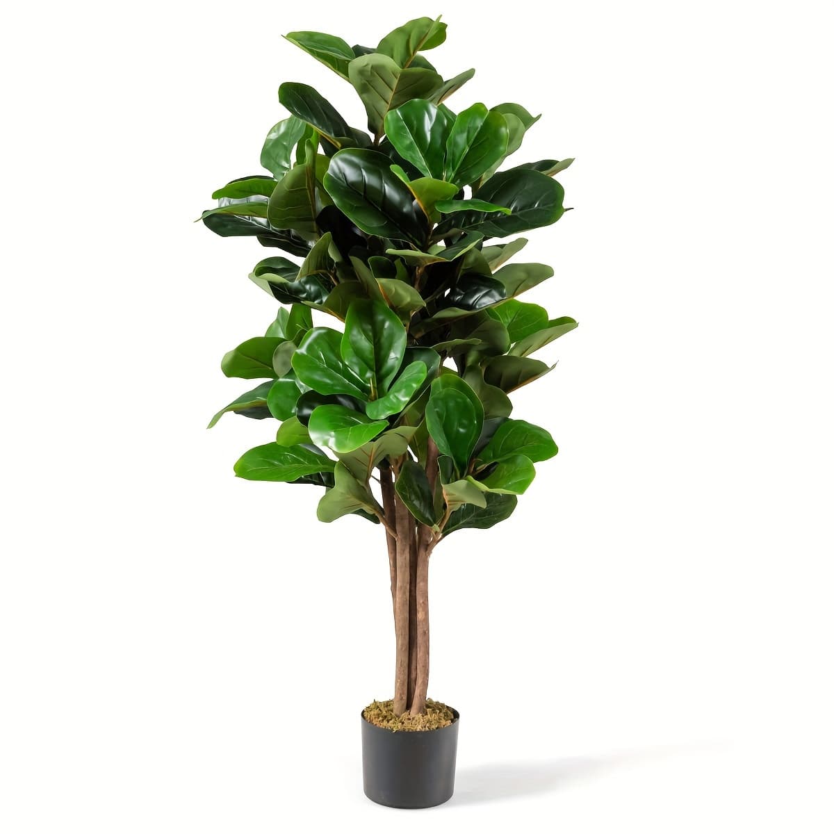 TEMU 4ft Artificial Fiddle Leaf Indoor Decorative Planter