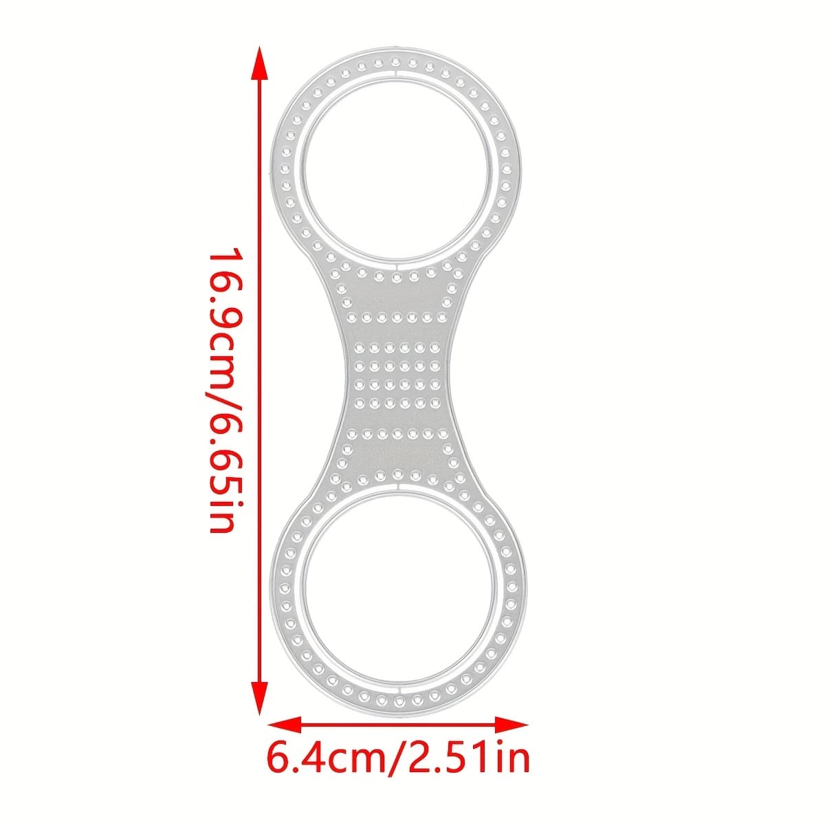 TEMU Keychain Mold For Cutting Golden To Diy Paper Album Mold Card Cutting Template