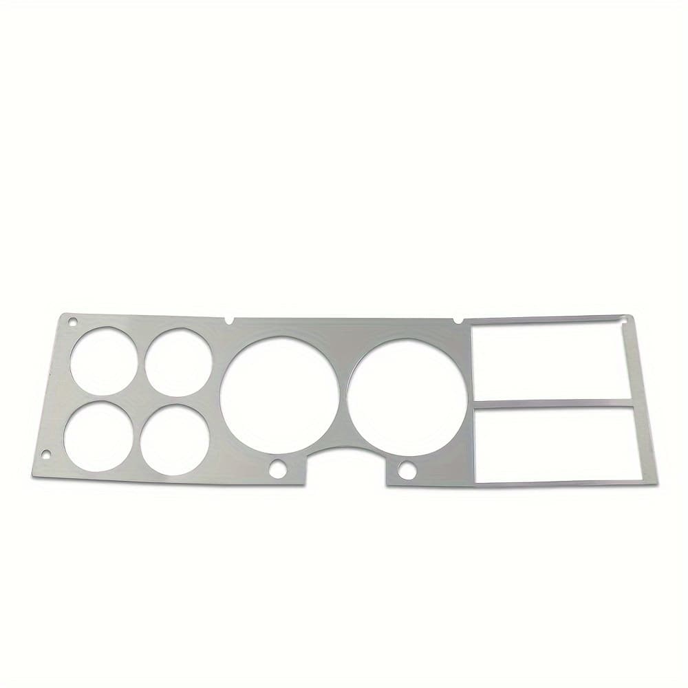 TEMU Brushed Aluminum Dash Bezel Insert For 1981-1987 Chevy/ Truck Blazer
