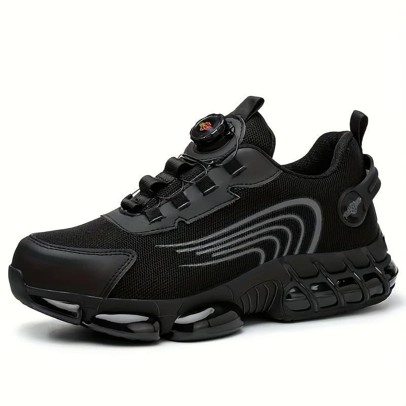 TEMU Men's New Fashionable Work Shoes, Puncture-resistant, Impact-resistant Safety Shoes, Sturdy And Durable, Lightweight Industrial Work Shoes