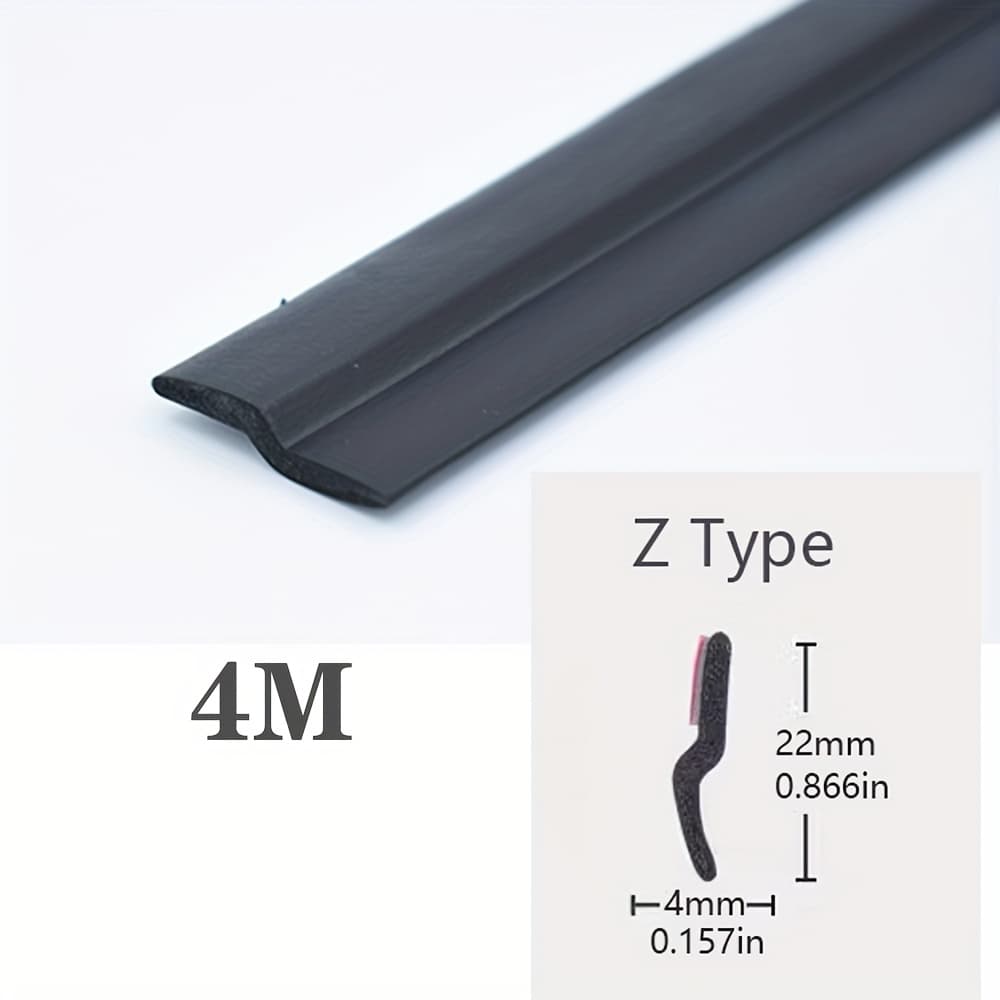 TEMU Car Hood Seal Strip, Car A-pillar Seal Strip, Universal Rubber Seal For Engine Cover, A-pillar Sealing Gasket, Decorative Waterproof And Noise-proof Accessory Suitable For All Cars