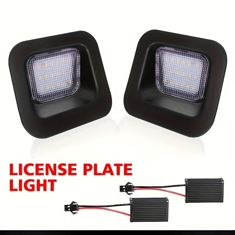 TEMU For 2003-2018 For For 1500 2500 3500 License Plate Rear Bumper Lights Led Lamps