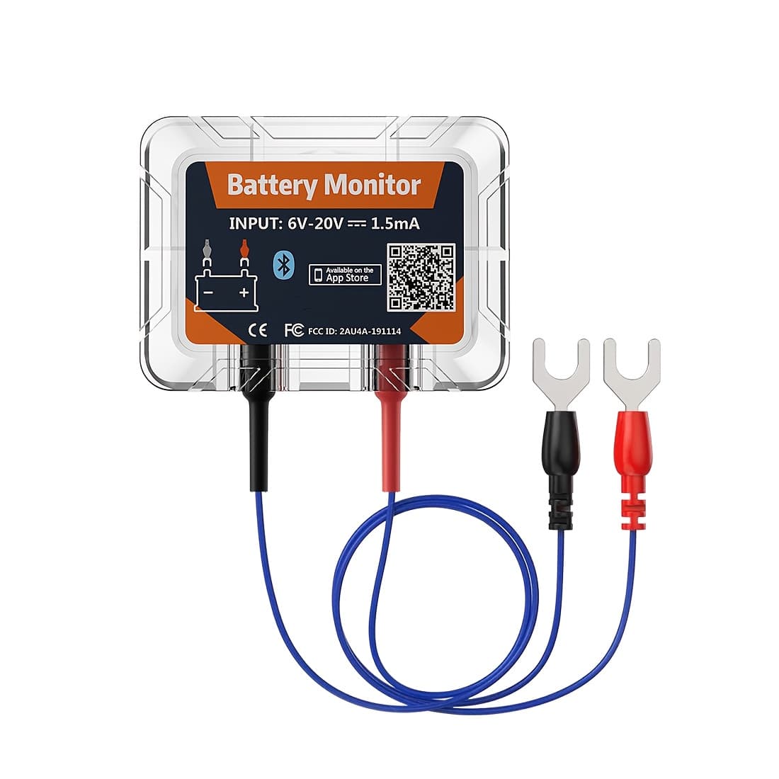 TEMU Wireless 4.0 Wireless 12v Battery Monitor Bm6 Featuring Car Battery Health Assessment, Without Battery