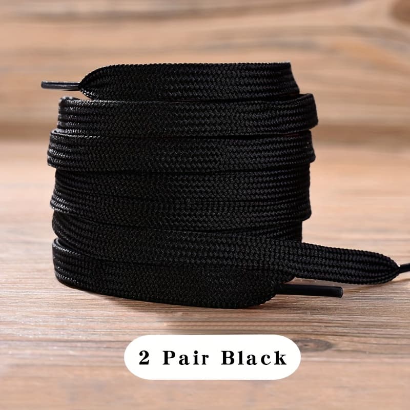 TEMU Flat Shoelaces For Sneakers Fabric Shoe Laces Shoelaces
