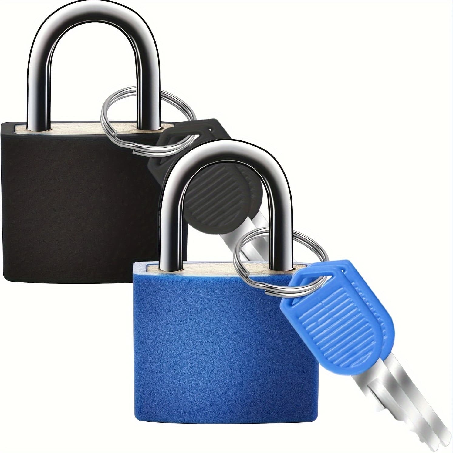 TEMU 2pcs Padlocks - 23mm Luggage Locks, & - For Backpacks, Suitcases, Travel Bags, Cabinets & Toolboxes