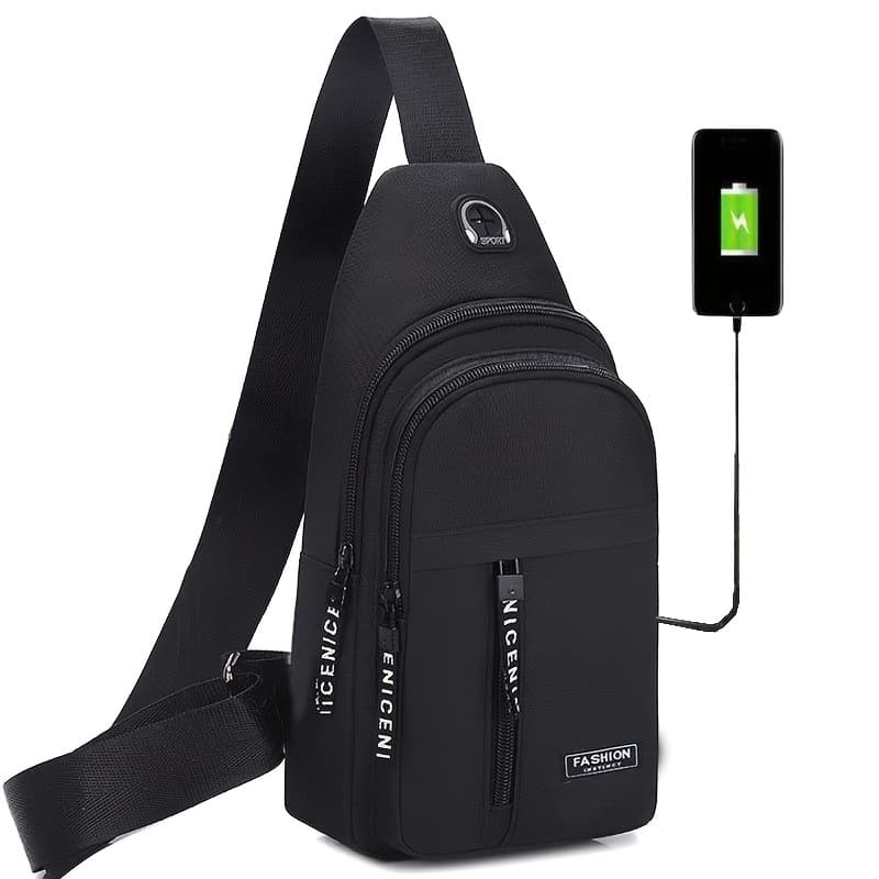 TEMU Men's Waist Bag - Spring And Summer Fashion Unisex Waist Bag For Convenient Storage Of Personal Items, Ideal For Commuting And As A Gift For . [zipper Is Random]