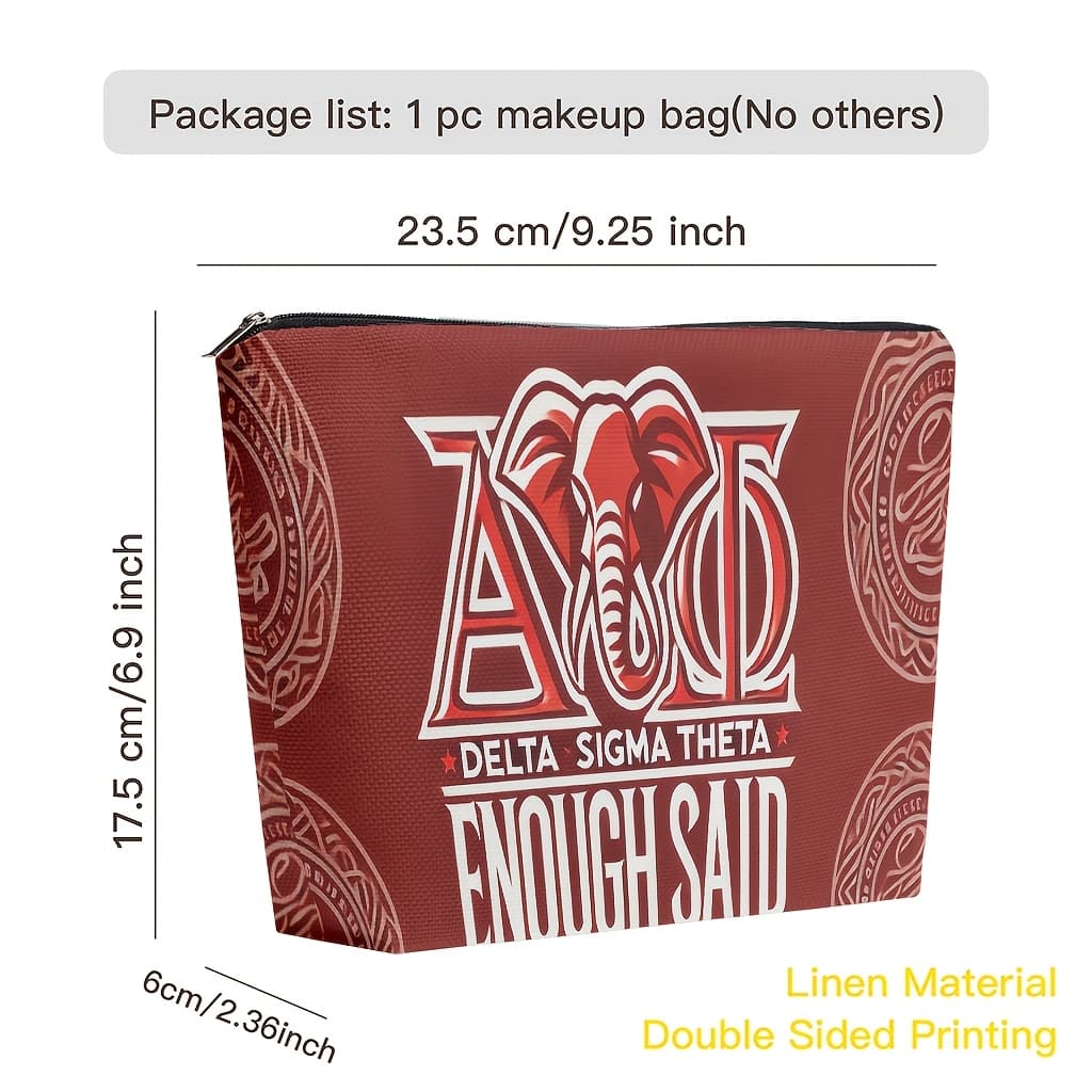 TEMU Handbag 1pc, , Lightweight, Stylish Zippered Cosmetic Bag, Suitable For Travel And Daily Use Multifunctional Storage Bag For Stationery, Medicine And Accessories The For Gifts