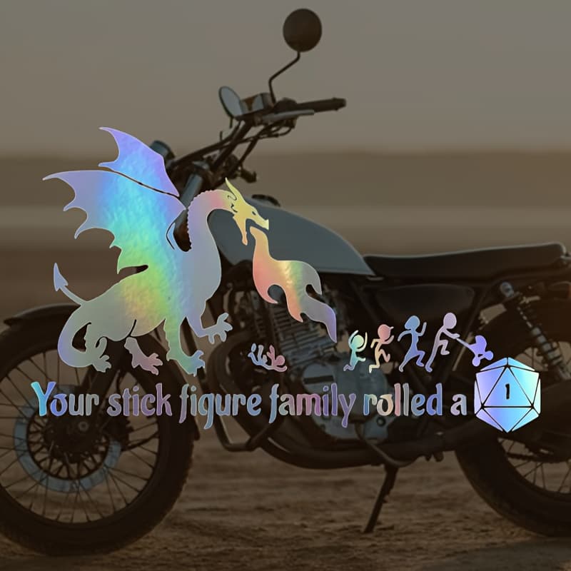 TEMU 5.9-inch Vinyl Sticker Rpg Vinyl Sticker Is Suitable For Car Window Gifts, Appealing To , Suitable For Car Bumpers, Windows, Car Stickers, Water-resistant, And For Use.