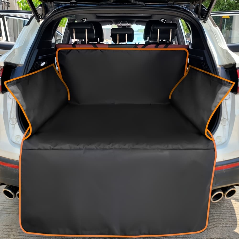 TEMU Pet Car Trunk Liner For Suvs, Full-surround With Bumper Protection, Dog Mat For Trunk, Pet-friendly Seat Cover, Spill-resistant