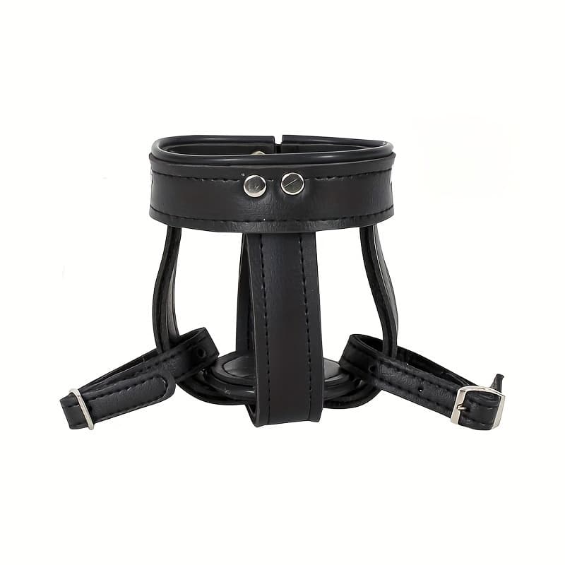 TEMU Motorcycle Cup Holder With Leather Straps