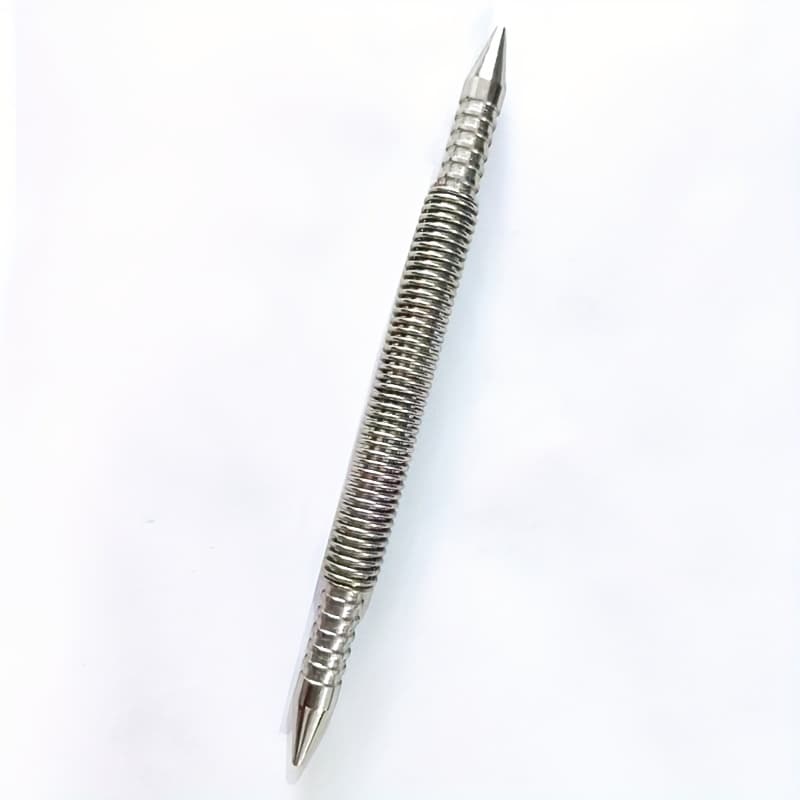 TEMU Spring Center Nailer Hammerless Double Head Nailer Spring Loaded High Carbon Steel Nailer Narrow Space Door Removal Tool For Carpenters