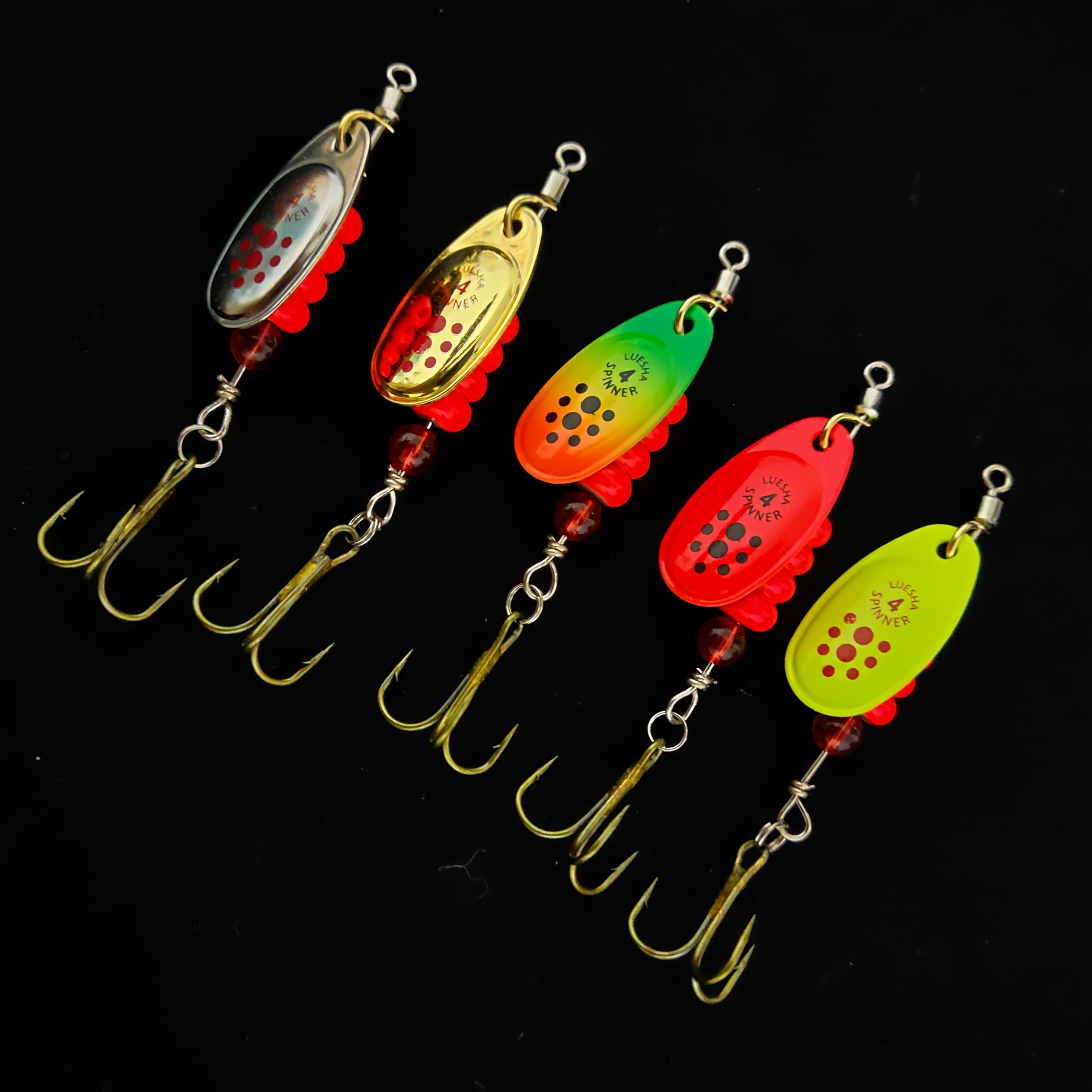 TEMU 5pcs, Pendant Sequin Set, Rotating Sequins, Fake Bait