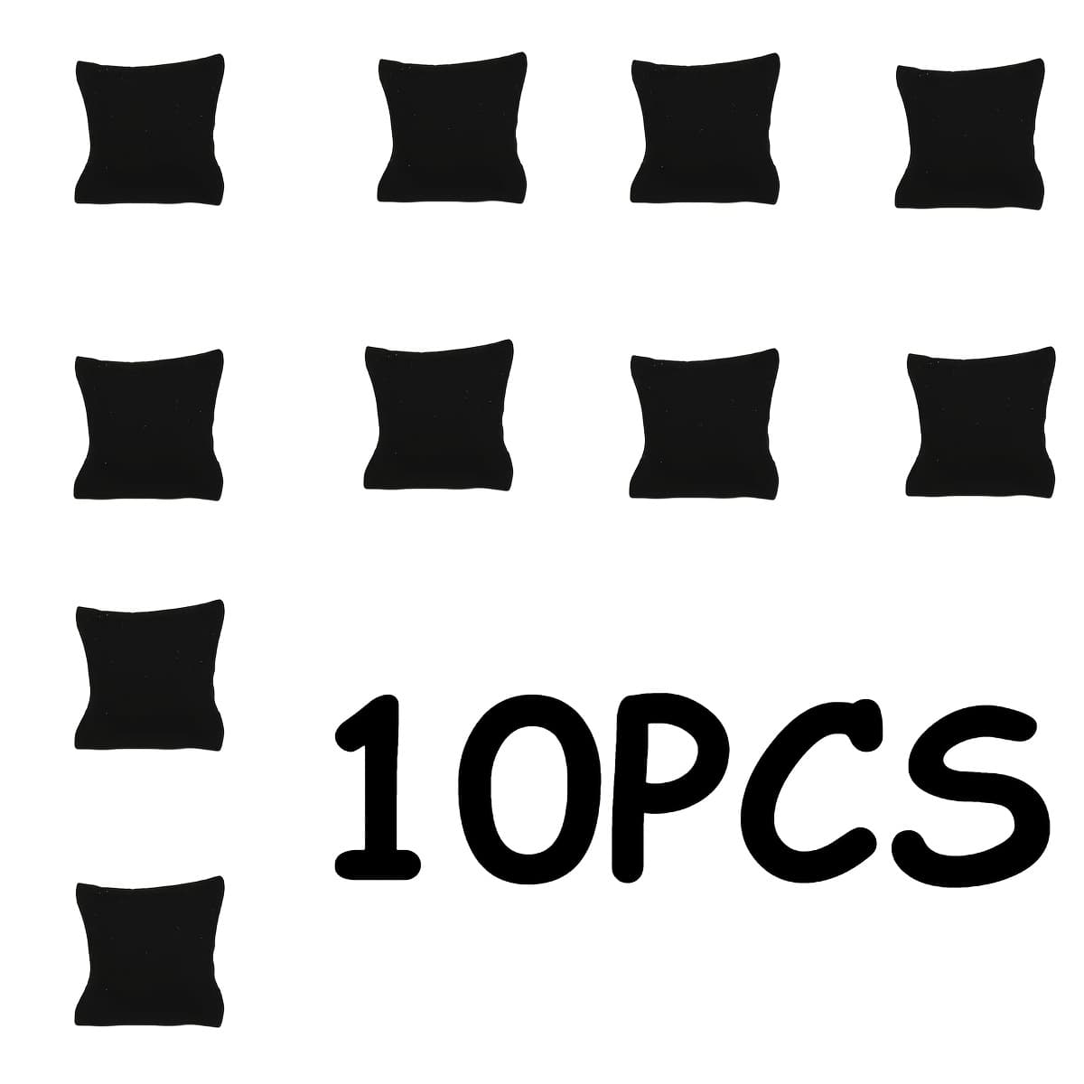 TEMU Set Of 10 Cushions For Displaying Bracelets And Watches, Featuring A Fixed Insert For Stability, Ideal For Showcasing Jewelry
