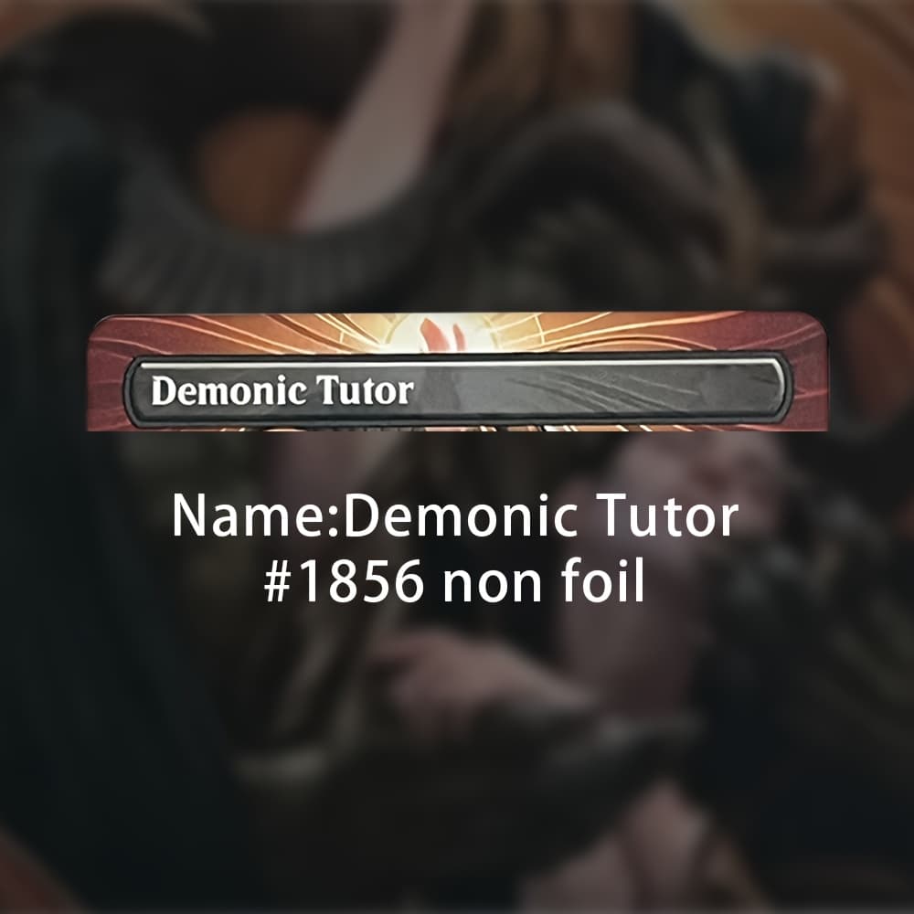 TEMU #1856 Non Foil, Create Your Own Cards, 63x88 Standard-sized Paper