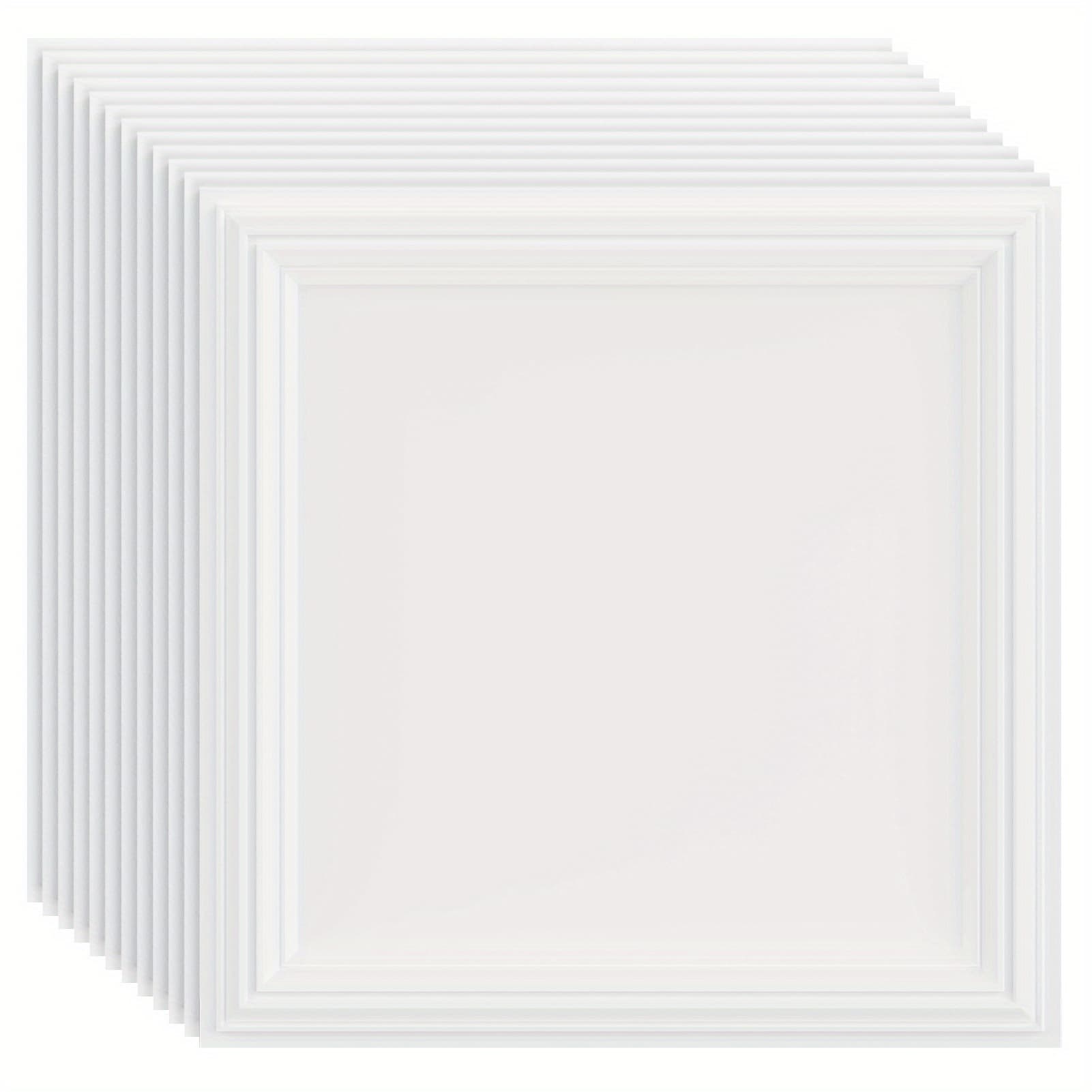 TEMU 12pcs Drop Ceiling Tiles For Home, Office & Commercial Space, 24 X 24in 3d Wall Panels For Walls Cover 48 Sq. Ft, White